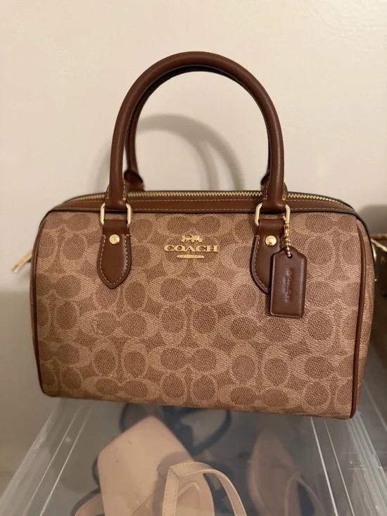 COACH Rowan Satchel Bag - Picture 6 of 10